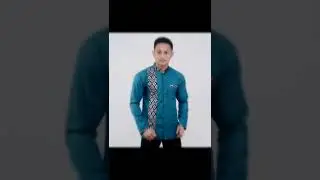 BAJU KOKO BATIK EMAS LENGAN PANJANG BUSANA MUSLIM HILWA AZAHIR#fashion #shorts #shopee #viral #fyp
