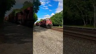 CP Stack Train In The Shadows #train #railfan