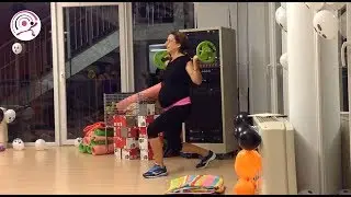 Ginnastica in gravidanza   allenamento 19 total body con bilanciere
