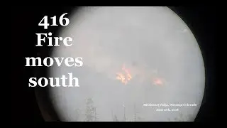 Hermosa / Falls Creek, Durango, Colorado, 416 wildfire June 11th, 2018