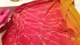 DIY Batik melted color shirt