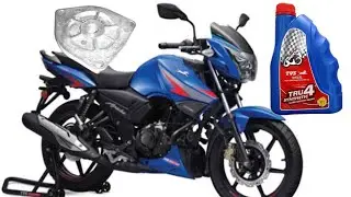 TVS Apache RTR 160 / engine oil 🛢️ dry Bolt 🔩 #pdkdilip #automobile #tvsapache180 #tvs #tvsraider125