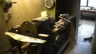 Opa's selbstgebaute Drechselbank