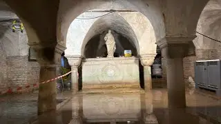 The sunken crypt of San Zaccaria, Venice