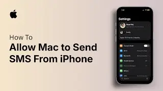 How to Allow Mac to Send SMS From iPhone