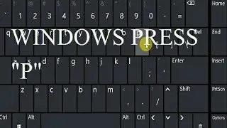 #Windows press 