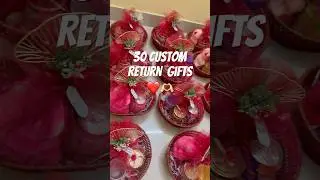 DIY vibes: Custom return gifts ready for the celebration! #diygifts #returngifts #chennai