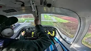 Steep Angle Landing on Runway 26R 2025-11-08