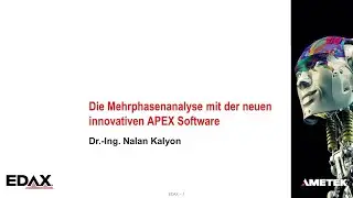 Die Mehrphasenanalyse mit der neuen innovativen APEX Software