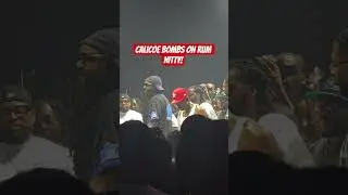CALICOE BOMBS ON RUM NITTY!