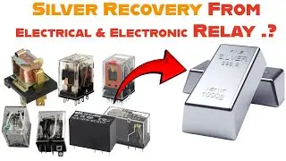 Silver Recovery From Electronic Relay | Easy Silver From Relay | Silver Recovery  Circuit Breaker??