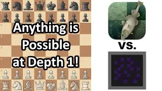 Anything's Possible with Chess Engines at Depth 1, Stockfish 17.1 Blunders Stalemate vs. Obsidian 16