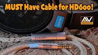 DEKONI Ensemble Upgrade Cable for Sennheiser HD600 & Many More!