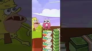 Battle study or money?  #cartoon #animation #donutbob #mrbeast #spongebob #adventure #comedy #humor