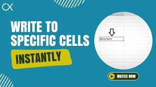 Write Value To Specific Cells In Excel Using UiPath