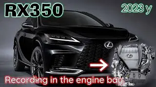 Lexus RX350 F SPORT Engine Bay Sound! Hear the Turbo and Full Acceleration Up Close