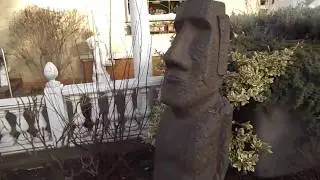 Moai Skulptur XXXL sehr gro&szlig;e Osterinsel Figur Rapa Nui Steinfigur BetonSteinguss Figur