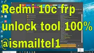 10c frp redmi 10c frp unlock tool 100% @ismailtel1