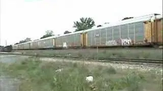 Ex CR SD60 and Ex BN SD40-2 on Q-254