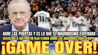 🚨GAME OVER | El comentario de Florentino sobre los cracks del R.Madrid tras su actitud ante el Rayo