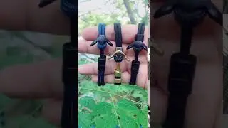 Trendy anchor bracelet with survival rope chain