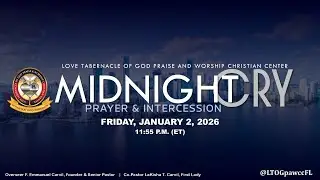 Midnight Cry Prayer & Intercession | Friday, January 2, 2026 (11:55 ET)