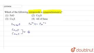 Which of the following compounds is nonstoichiometric ?