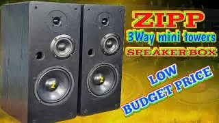 Hi and 3Way zipp mini tower setup speaker. 