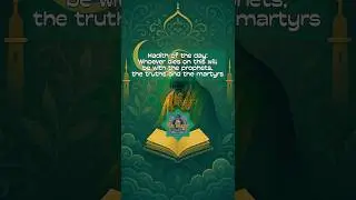 Hadith of the day:Whoever dies on this will be with the prophets, the truths and the martyrs