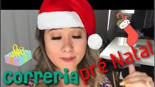 Correria pré natal. Trabalhando muito, comprando presentes.