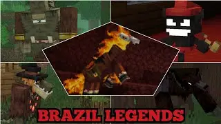 Minecraft Brazil Legends: All Creatures and Boss Fight ( 1.20.1 Mod )
