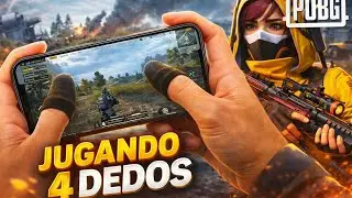 Intentado jugar cuadr&oacute; dedos de pubg Mobil   