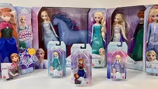 Frozen Elsa and Anna Playset | Satisfying Unboxing Disney Princess MATTEL Doll Collection | ASMR