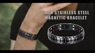 RainSo Classic Design Magnetic Bracelet for Men