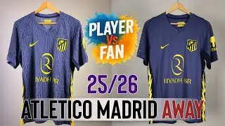 Atletico Madrid Away Jersey 25/26: Player Vs Fan Version