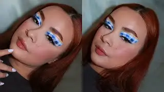BLUE PLAID || INSPIRED BY NICOLEETAIT ON INSTA !