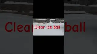 I Made a Perfectly Clear Ice Ball ❄️🧊 | Wait for the Squeeze #shorts