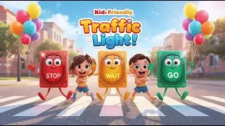Traffic Lights Kids Song | Red Light Red Light what do you say