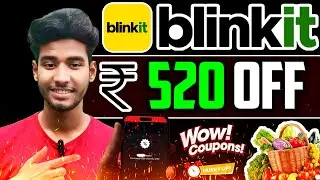 🔥 Blinkit Coupon Code Today 💥 100% Working Offers 💸 Free Grocery Trick | Blinkit Promo Code Today