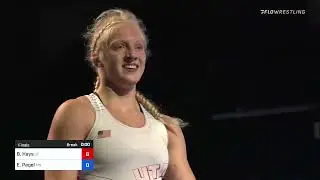Финал 164 фунтов — Бруклин Хейз, Юта — Элла Пейджел, Миннесота, Aa30