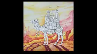 The Camel in Johanna Basford Worlds of Wonder art 1 - color along - Color Fables