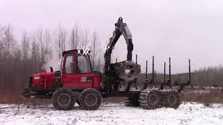 2015 Komatsu 855.1 8 Wheel Double Bunk Forwarder