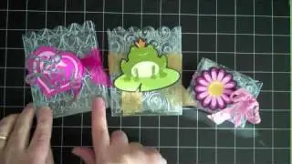 Cuttlebug Embossing on Clear Plastic Box Cricut Cartridge images