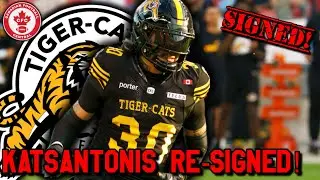 Hamilton Tiger-Cats Re-Sign Stavros Katsantonis to a 3-Year Contract!