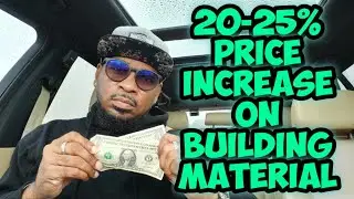 20-25% Price Increase On Building Material in 1 Year 📈 Getting the right goods for the right Prices