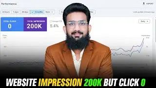 Website Impression 200K but Click 0 - HOW