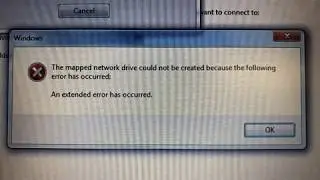 The Mapped Network Drive Could Not Be Created Because The Following Error Has Occurred