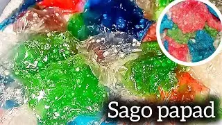 Sabudana papad recipe | How to make sago papad at home