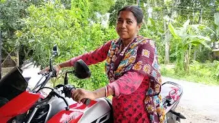 অনেক দিন পর আবার বাইক হাতে পেলাম।। Gayer maya arpana vlog.....