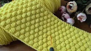 VERY EASY⚡️VERY BEAUTİFUL Crochet Stitch Baby blanket,vest, sweater, cardigan  Pattern for beginners